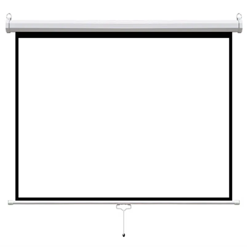 100 &quotручной экономный Pull down проекционный проектор экран для домашнего
