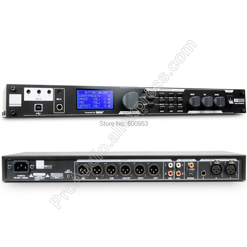 Professional KX-200 Sound Controller System Equipment Effector Digital Effects Processor System can Connect to Computer PC
