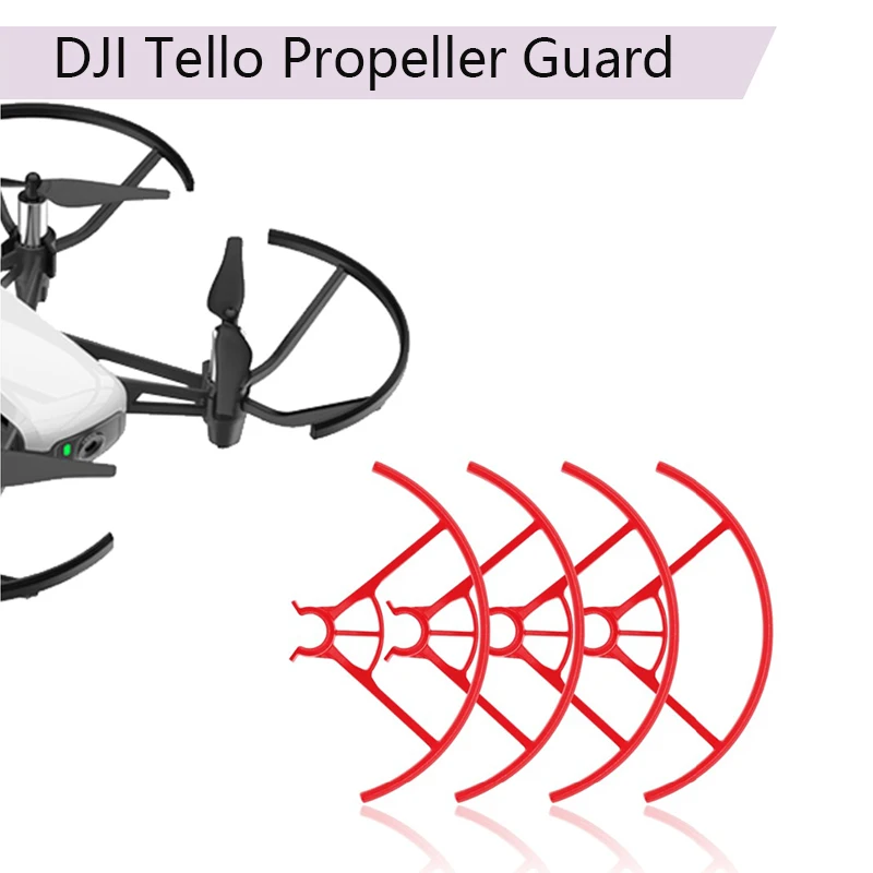 

4PCS DJI Tello Propeller Guard Blade Protection Ring DJI Blade Props Protector for DJI Tello Drone Accessories Spare Parts Black