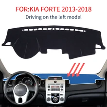 Smabee автомобильный коврик для KIA Forte YD 2013~ K3 Cerato dashpad покрытие для приборной панели ковер солнцезащитный коврик покрытие для приборной панели черный