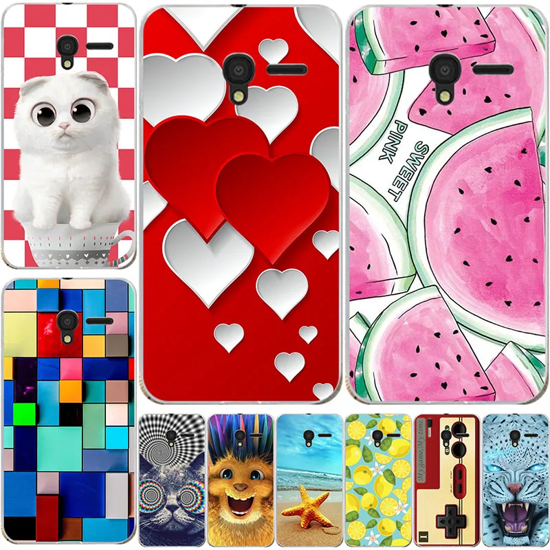 June New Styel для Alcatel One Touch Pixi 3 4G 5017 5017D 5017X 5019D чехол 4 5 дюйма телефона Чехол | Мобильные