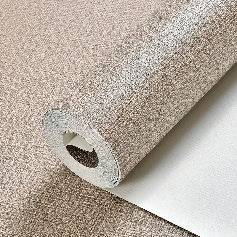 Современная льняная настенная бумага s домашний декор гостиная обои