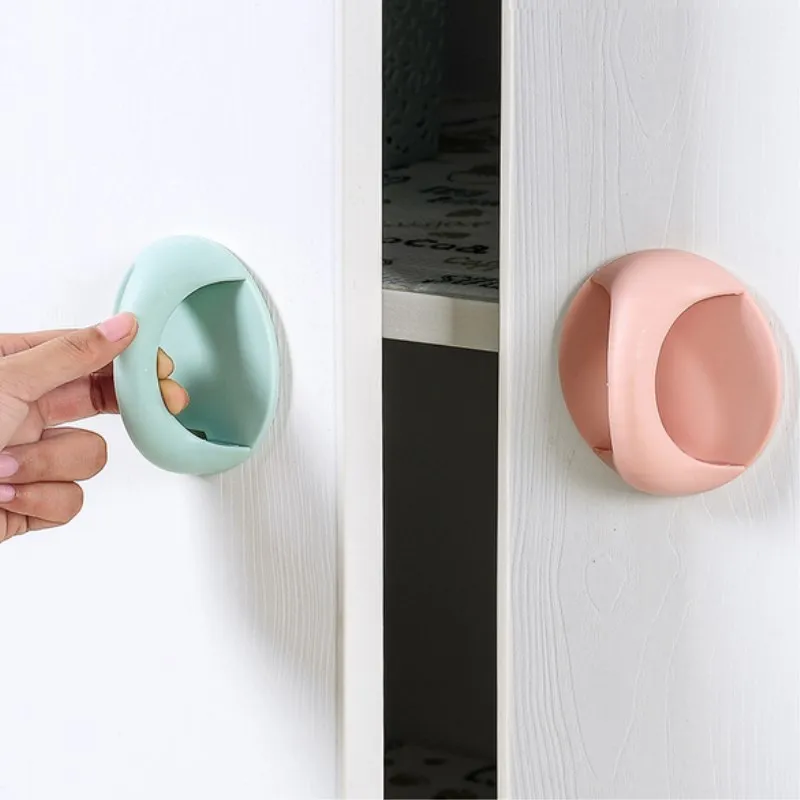 

1PC Multi-purpose door window auxiliary handle for Cabinet Cupboard Wardrobe Drawer Pulls Knobs Door Window Handle Sticker