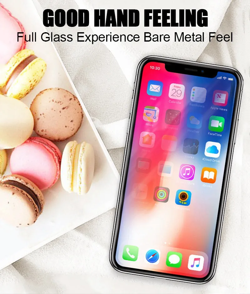 Artisome 5D Protective Glass For iPhone X XR XS MAX Glass For iPhone 7 6 S 8 Plus Screen Protector Glass on the For iPhone X XR  (8)
