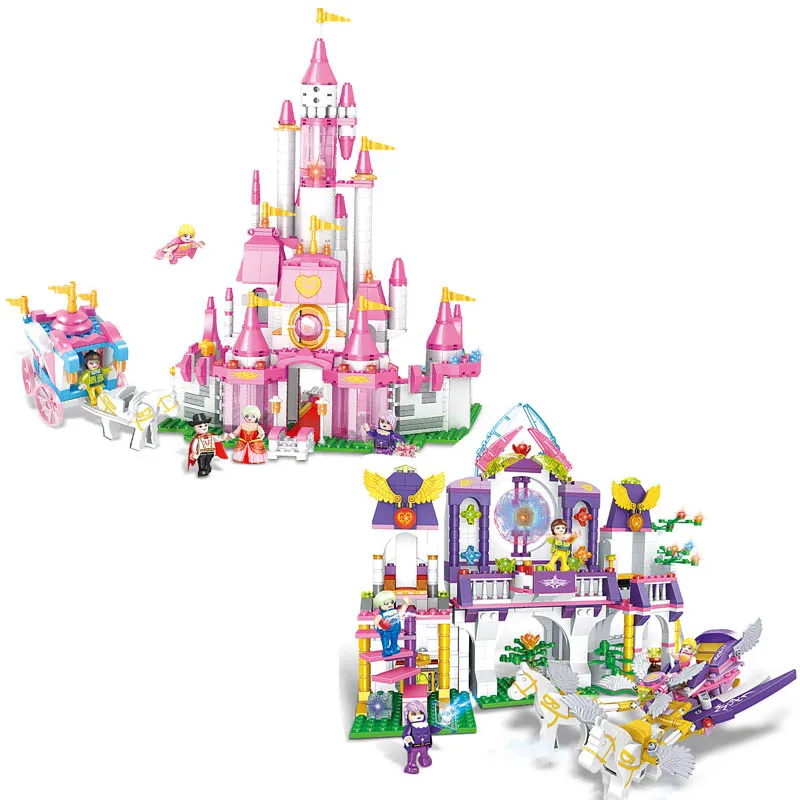 

Princess Prince Castle Series DIY Bricks Buliding Blocks Toys for Children Figures Block Gift for Girl