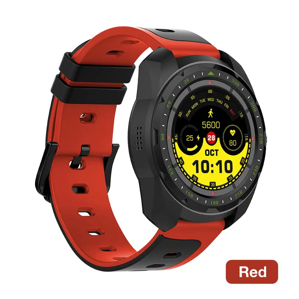Red Bluetooth Смарт Bluetooth часы водонепроницаемые Смарт спортивные часы на браслете сердце фитнес трекер Smartwatch для Android IOS - Цвет: Red