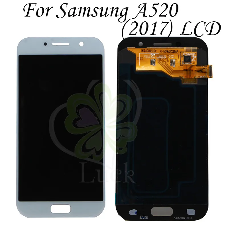 For SAMSUNG GALAXY A5 2017 A520 A520F SM-A520F LCD Display Touch Screen Digitizer Replacement Samsung Pantalla | Мобильные телефоны