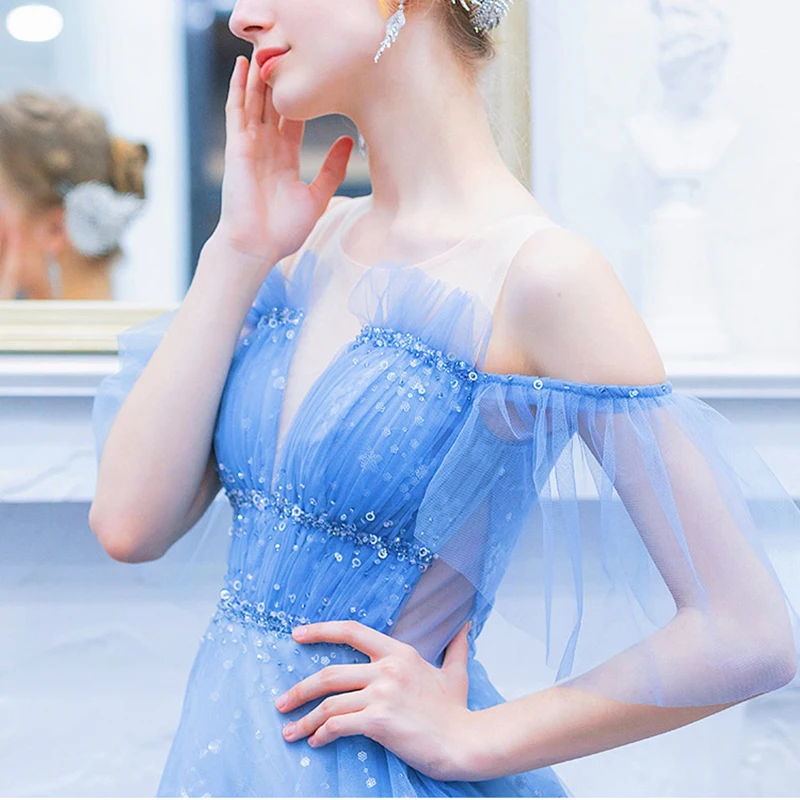 Сексуальное платье с v образным вырезом De Soiree Longue 2020 вечерние платья длинное