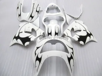 

7gifts Flame white body for KAWASAKI Ninja ZX-9R 98-99 ZX 9R 1998-1999 fairings ZX9R 98 99 ZX 9R 1998 1999 Fairing kit #g667