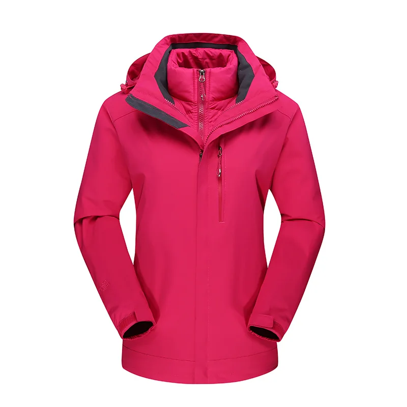 Goexplore ore куртка на утином пуху женская зимняя утепленная двухслойная ультралегкий Водонепроницаемый Кемпинг альпинистская походная зимняя куртка - Цвет: Rose