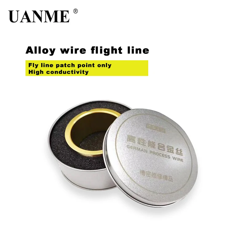 

UANME German Process Alloy Wire Good Conductivity Not Insulated High-Performance Ultra Thin 0.018mm Fly
