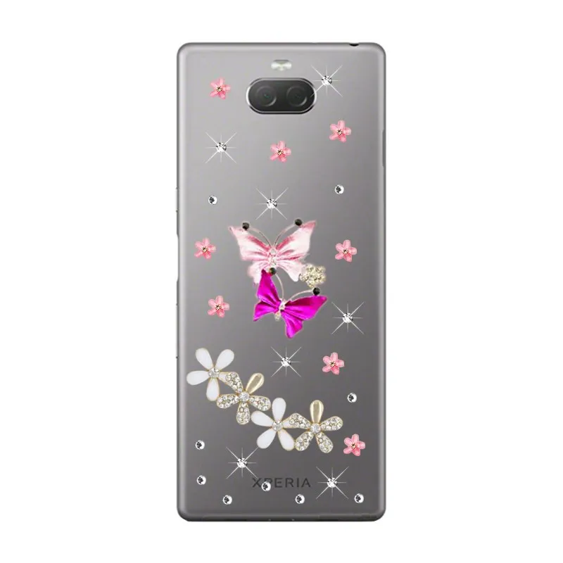 Чехол со стразами для sony Xperia XA XA2 Ultra 1 10 II X XA1 plus L4 L2 L1 XZ3 XZ1 compact Z4 Z5 XZ Premium|phone cover|cover