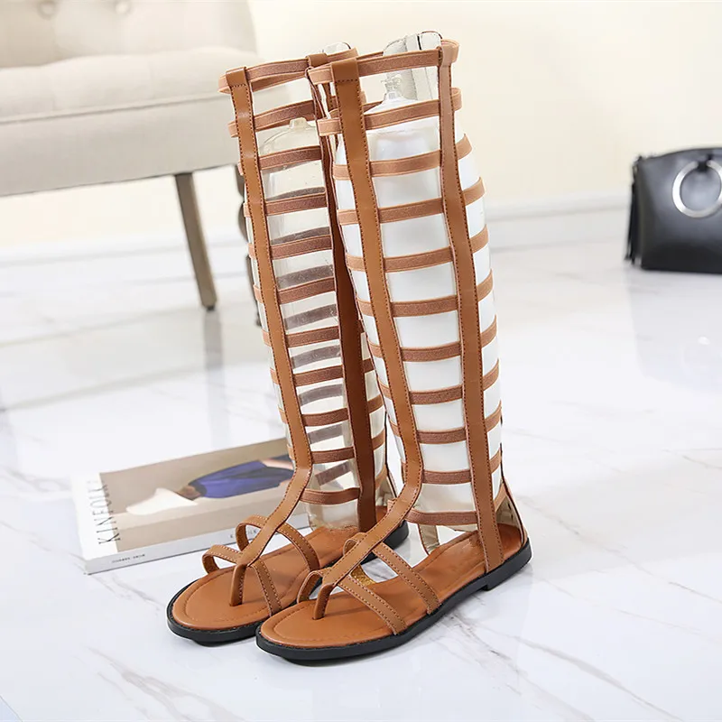 

New Fashion Metal Chain Gladiator Sandals Woman Flat With Summer Shoes Buckle Frework Boots sandalias de verano para mujer 2018
