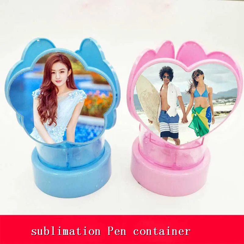 

sublimation blank plastic item hot transfer printing customizable diy consumable supplies can print three sides 3pcs/lot