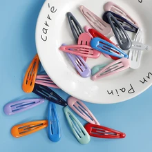 24 шт./компл. милые оснастки для маленьких девочек s BB зажимы конфеты твердые цветные пряди заколки для девочек детские украшения для волос заколка для волос