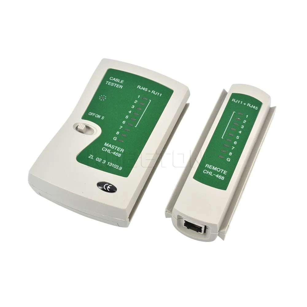 Портативный RJ45 RJ11Cat5 Cat6 LAN Кабельный тестер Ручной сетевой кабель тестер телефонная проводка линии детектор сетевой кабель трекер
