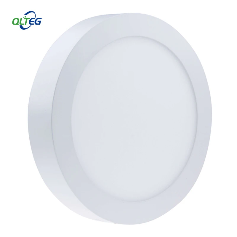 Beste Nietdimmable 6 W 12 W 18 W 24 W Super Heldere Ronde Oppervlak LED Panel Muur Plafond Down Light Mount Lamp Lamp voor badkamer verlichten