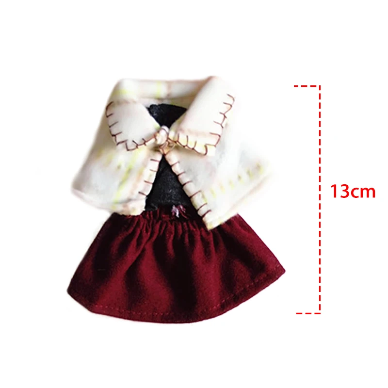 30cm Doll Clothes for Rabbits/Cats/Bears Plush Toys Dress Skirt Coat Clothes Accessories for 1/6 BJD Dolls Girls Kids Gifts 19