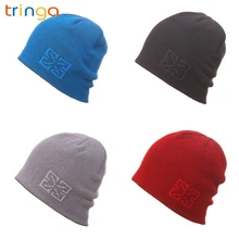 Новинка зимы, шапка для сноуборда для взрослых с флисовой подкладкой, ветрозащитная теплая вязаная шапка для мужчин и женщин, уличная бейсболка для горного туризма