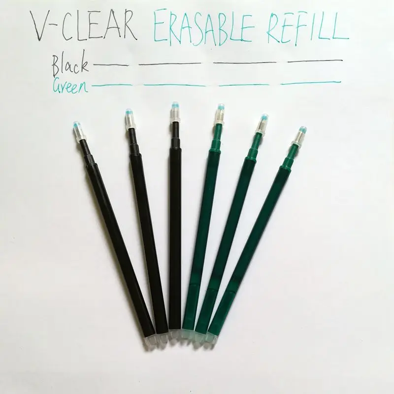 

Magic Pen Refill Erasable Gel Pen 0.7mm Tip Black Green Refill Student Stationery Writing Pen Wholesale School Office Supplies