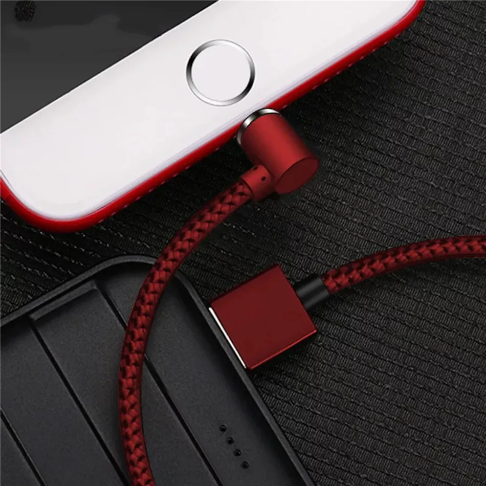 NOHON Elbow Magnetic Fast Charge Cable Lighting Micro USB Type C For iPhone X 7 8 Samsung Universal Phone Magnet Charging Cables (11)