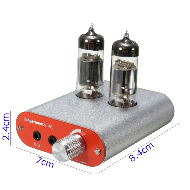 High Quality Professional Headphone Amplifier New DIY Amp HIFI Fever Level Audio Headphone Amplifier 6J5 Tube Valve Multi Hybrid