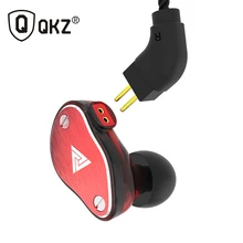 Oeiginal QKZ VK6 4 динамические гибридные наушники-вкладыши с микрофоном, наушники HIFI DJ Monito, спортивные наушники для бега, гарнитура с 4 приводами