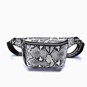 

2019 New Waist Bag Female Belt New Brand Fashion Serpentine Chest Handbag Unisex Fanny Pack Ladies Waist Pack Belly Bags Purse