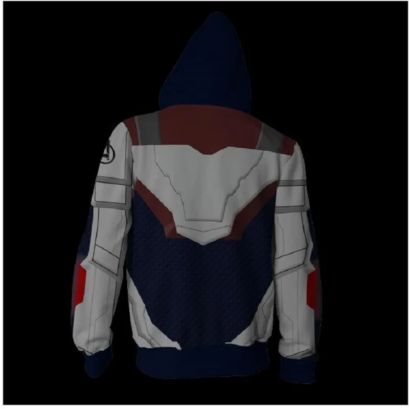 3D Print Avengers Endgame Quantum Realm Sweatshirt Hoodie Cosplay Costume Movie Hoodie Jacket Coats Men and Women New