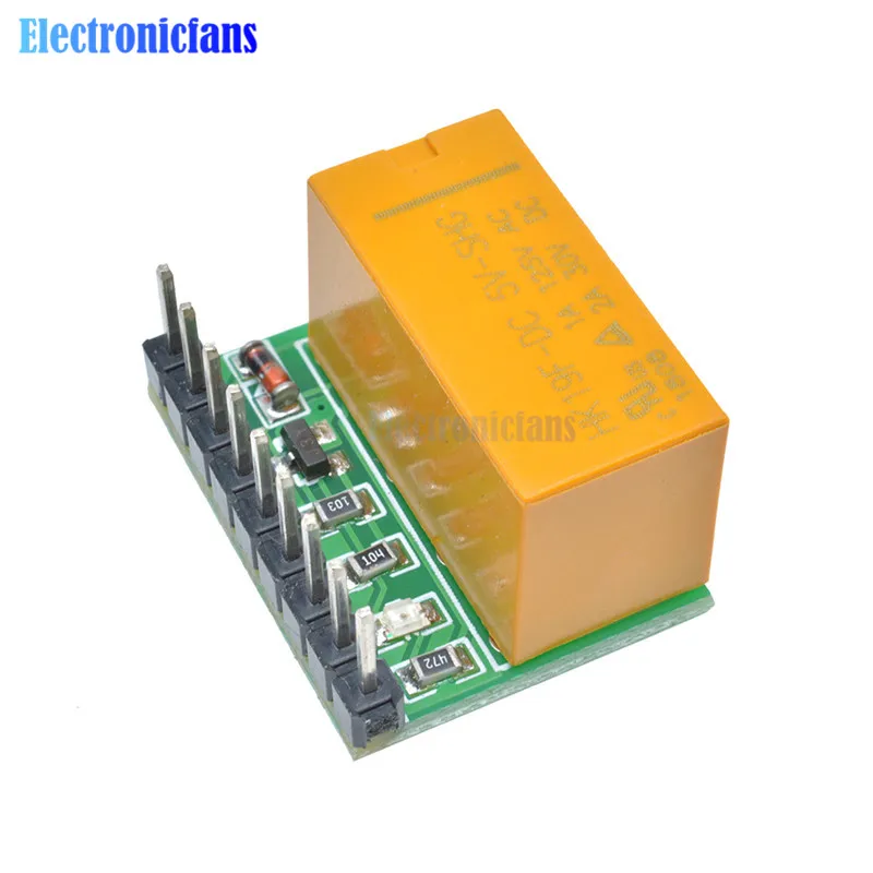 Diymore Mini 1 канал 5 в 12 В DC DPDT релейная плата двухполюсный двойной переключатель