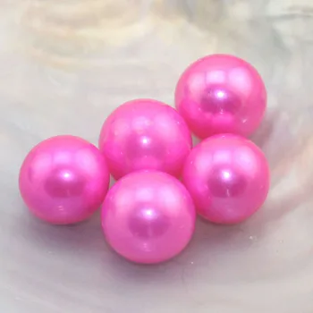 

New Arrivals 20pcs Pink Oysters Pearls 6-7mm Round Akoya Loose Dyed Pearls Beads Best DIY Pearl Jewelry Material 24 Colors FP209