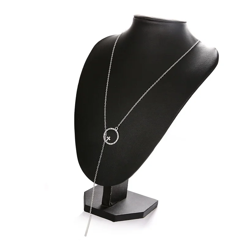 Nueva-plata-Color-cristal-Colgante-Cruz-collar-mujeres-larga-borla-declaraci-n-gargantilla-cadena-2018-Collares (3)