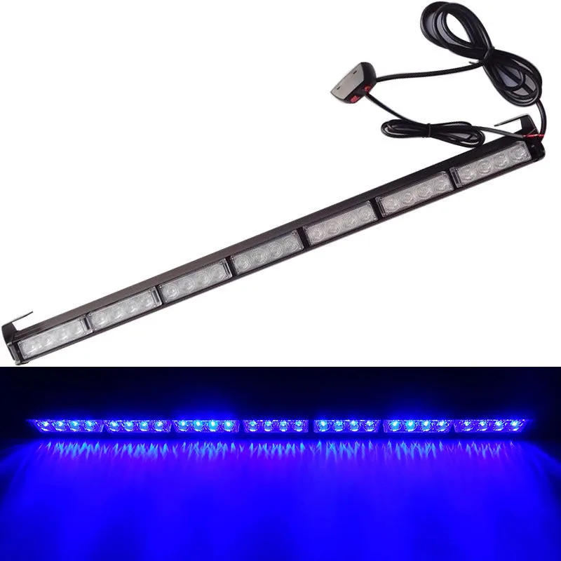 

CYAN SOIL BAY 32" 28 LED Emergency Traffic Advisor Hazard Flash Strobe Light Bar Kit