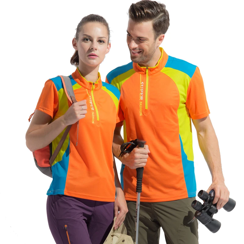 2017 NEW Summer Outdoor Sport Men Short Sleeved Quick Drying T Shirt