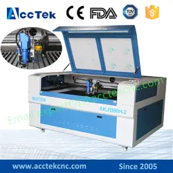 Горячая продажа co2 машина для резки металла с двойной головкой/co2 лазерная машина для резки металла
