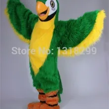 Талисман зеленый костюм-талисман попугая маскарадный костюм на заказ маскарадный костюм карнавальный костюм-маскот