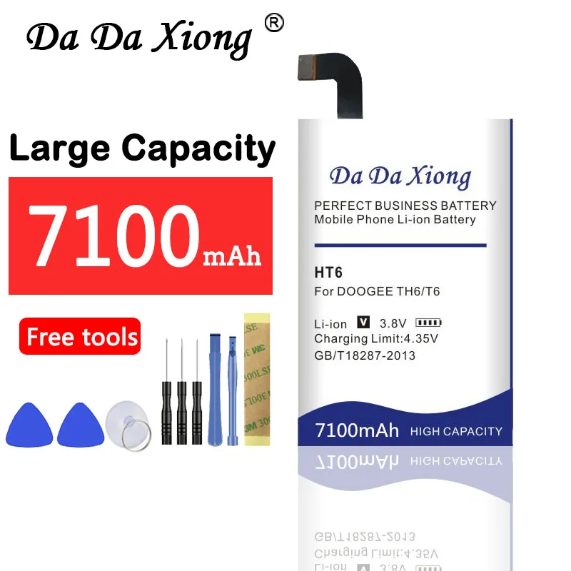 DaDaXiong 7100mAh HT6 аккумулятор для телефона DOOGEE Pro Homtom