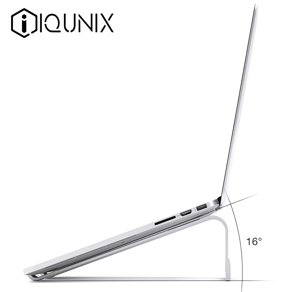 IQunix для Macbook Apple ноутбук вентиляция для mac stent Компьютер алюминиевая высота стола