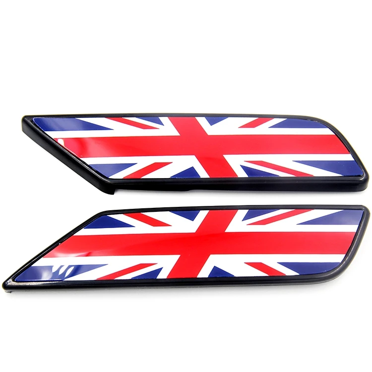 Mini Cooper F54 Side Lamp Cover Union Jack Black