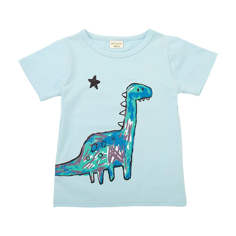 

Summer Boys'Short Sleeve Boy Cotton Boys'T-shirt, European and American Style Summer Boys Girls'T-shirt 2-7 Years Old