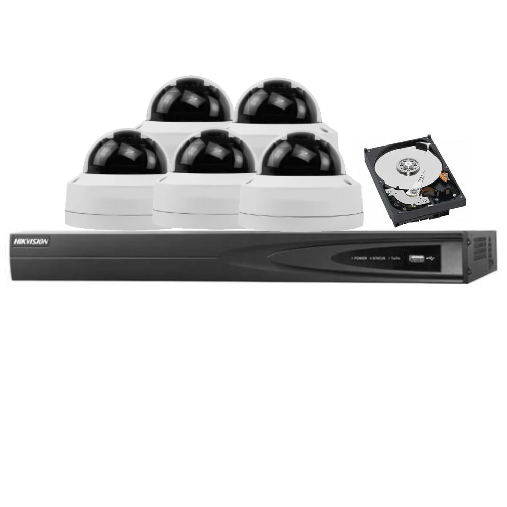 Hikvision English Version 2TB HDD DS 7608NI E2/8P 8CH Plug Play NVR