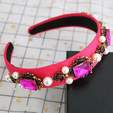 Индивидуальные свадебные диадемы в стиле барокко Корона Роза Стразы Обруч на голову Кристалл ободки для женщин вечерние свадебные украшения для волос