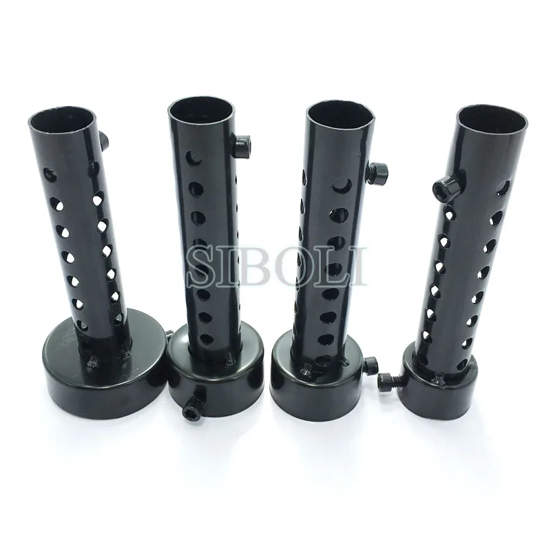 35/42/45/48/60Mm Nero Regolabile Universale Moto Silenziatore Di Scarico Deflettore Db Killer Silenziatore In Metallo