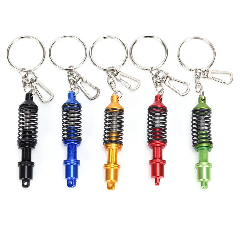

Car accessoriesCar Auto Tuning Parts Key Chain Shock Absorber Keychain Keyring Spring Shock Absorber
