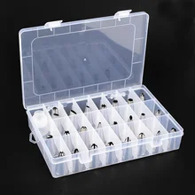 24 шт Торт Украшение Инструмент покрытие из нержавеющей стали окантовкой сопла насадки для выпечки комплект с коробкой пирог инструменты аксессуары 8D