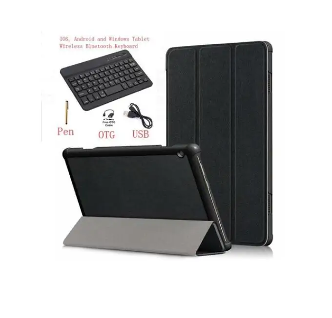 Для huawei MediaPad M5 Pro 10,8 защитный чехол для Huawi Mediapad M5 10,8 дюймов планшет PU Кожаная клавиатура с Bluetooth+ ручка