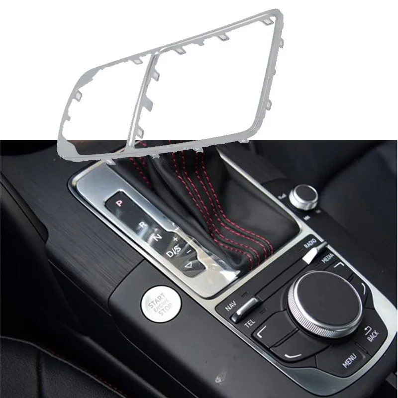 

Chrome Central Console Frame Trim For audi A3 S3 GEAR Shift decorative frame