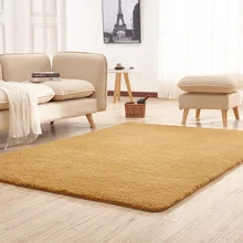 Новое поступление ягненка бархатистый Коврик Гостиная подкладка для кофейного столика спальня полный татами прикроватный коврик Ванная комната Противоскользящий пол ковер