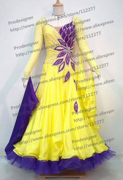 New Style ballroom Standard Dance font b Dress b font Waltz Competition font b Dress b