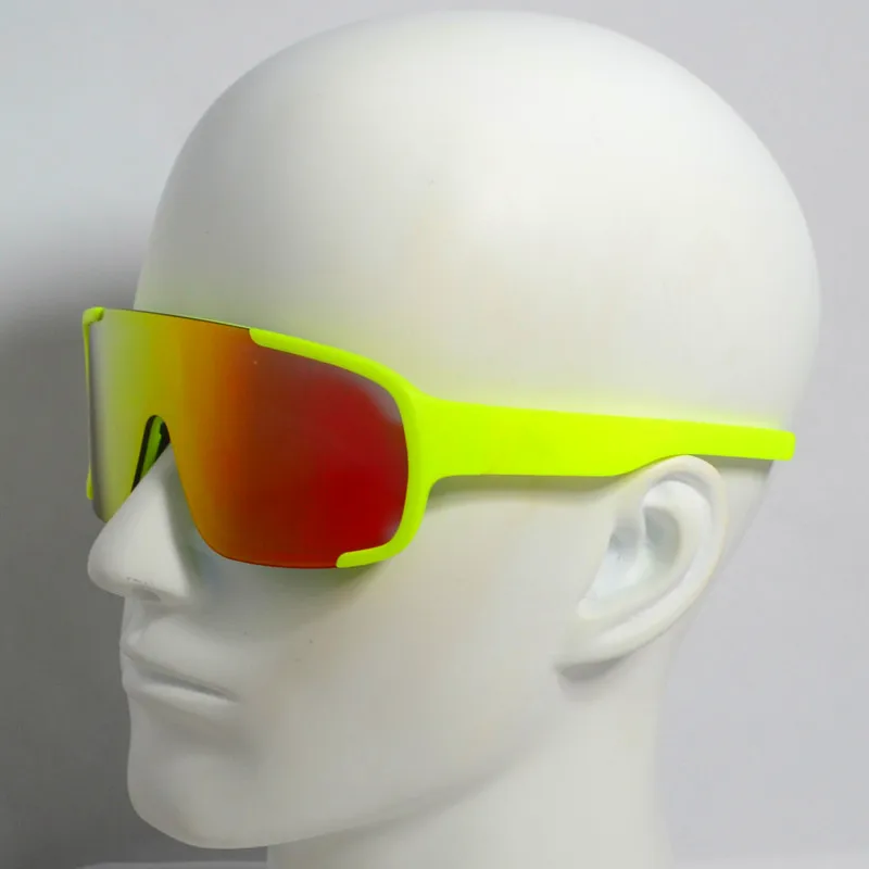 3 линзы мужские женские поляризационные велосипедные очки спортивные уличные очки Ciclismo велосипедные очки велосипедные солнцезащитные очки - Цвет: POCAS014